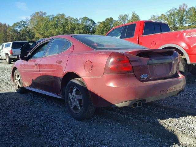 2G2WS522141345293 - 2004 PONTIAC GRAND PRIX ბურგუნდია ფოტო 3