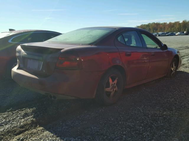 2G2WS522141345293 - 2004 PONTIAC GRAND PRIX ბურგუნდია ფოტო 4