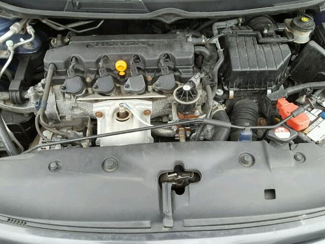 2HGFG12857H571375 - 2007 HONDA CIVIC EX BLUE photo 7