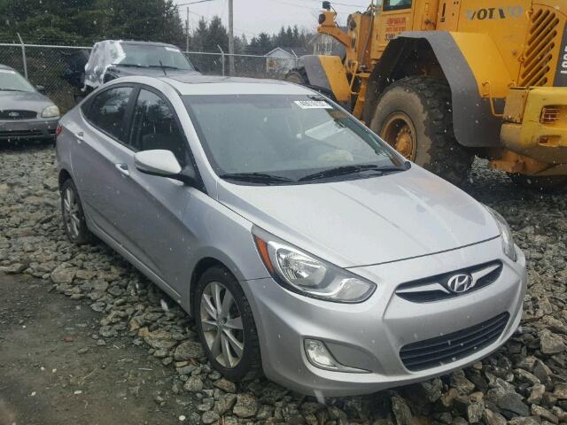 KMHCU4AE7DU522301 - 2013 HYUNDAI ACCENT GLS SILVER photo 1