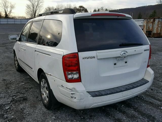 KNDMC233786048517 - 2008 HYUNDAI ENTOURAGE WHITE photo 3