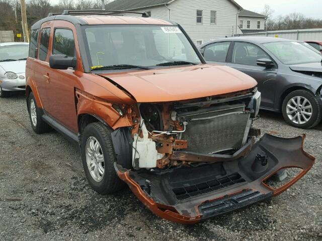 5J6YH28748L010978 - 2008 HONDA ELEMENT EX ORANGE photo 1