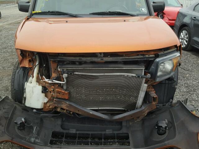 5J6YH28748L010978 - 2008 HONDA ELEMENT EX ORANGE photo 9