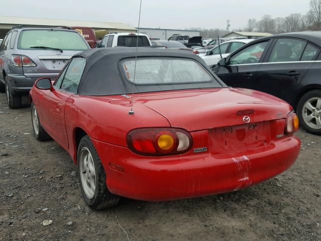 JM1NB3537X0119193 - 1999 MAZDA MX-5 MIATA RED photo 3