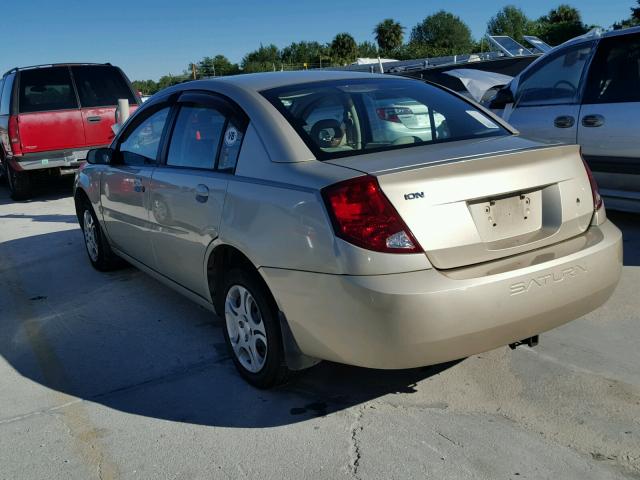 1G8AJ52F25Z159423 - 2005 SATURN ION LEVEL BEIGE photo 3