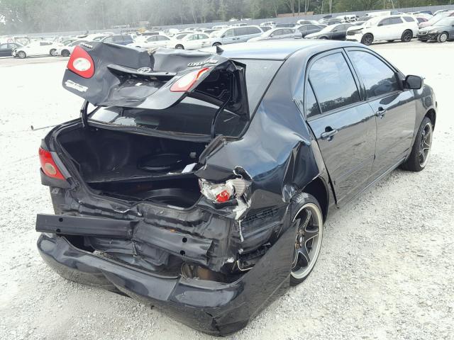 2T1BR32E97C786180 - 2007 TOYOTA COROLLA CE BLACK photo 4