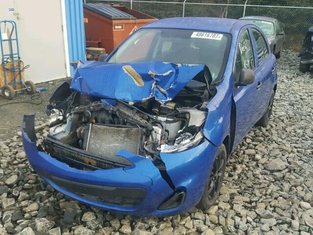 3N1CK3CP8FL231647 - 2015 NISSAN MICRA BLUE photo 2