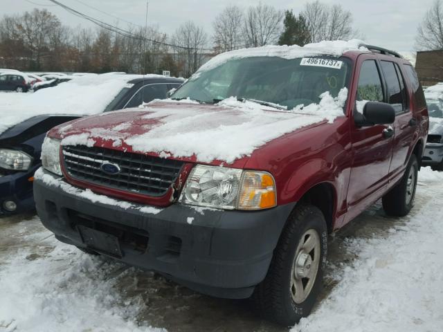 1FMZU72K93UC35007 - 2003 FORD EXPLORER X RED photo 2