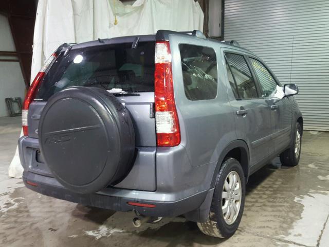 SHSRD78946U402193 - 2006 HONDA CR-V SE SILVER photo 4