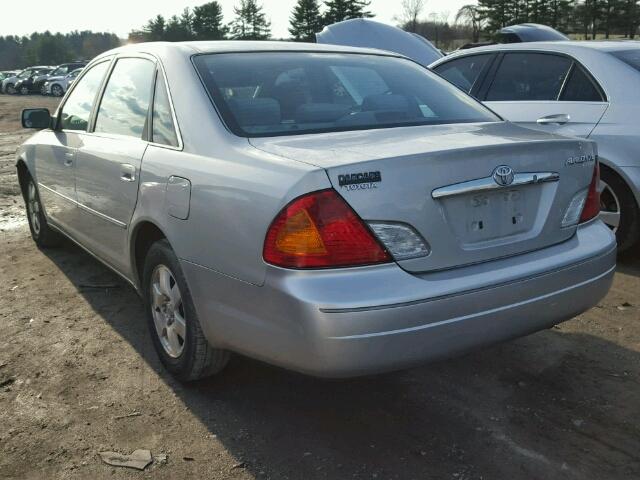 4T1BF28B11U154926 - 2001 TOYOTA AVALON XL SILVER photo 3