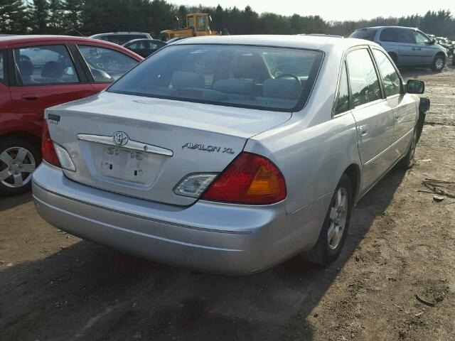 4T1BF28B11U154926 - 2001 TOYOTA AVALON XL SILVER photo 4