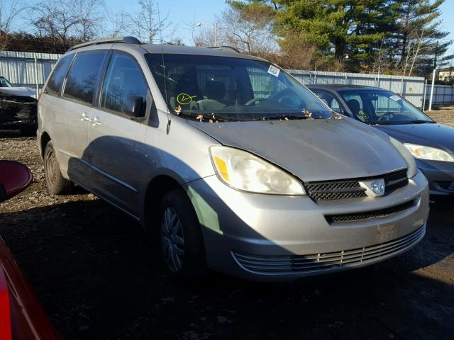 5TDZA23C55S305004 - 2005 TOYOTA SIENNA CE BEIGE photo 1