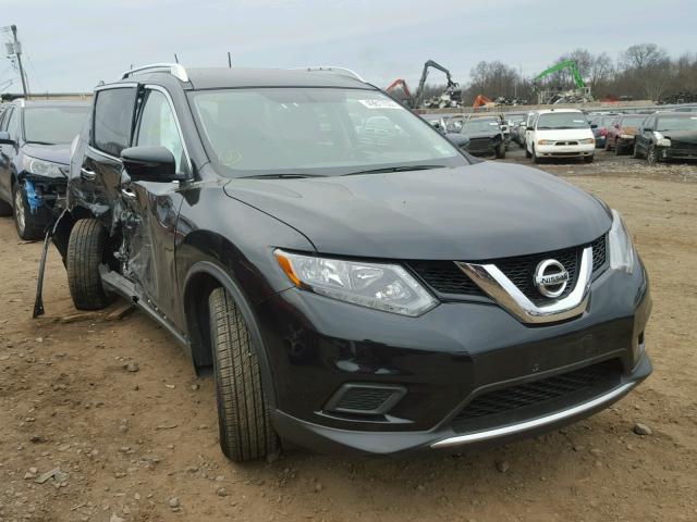 KNMAT2MV3GP613227 - 2016 NISSAN ROGUE S BLACK photo 1