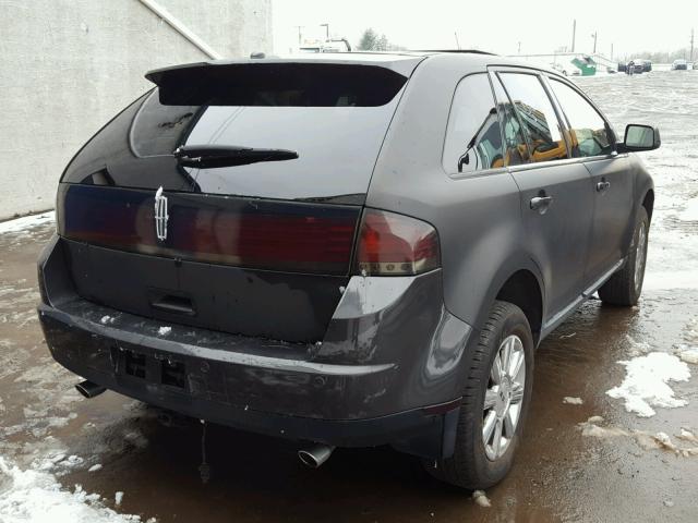 2LMDU88C37BJ28664 - 2007 LINCOLN MKX BLACK photo 4