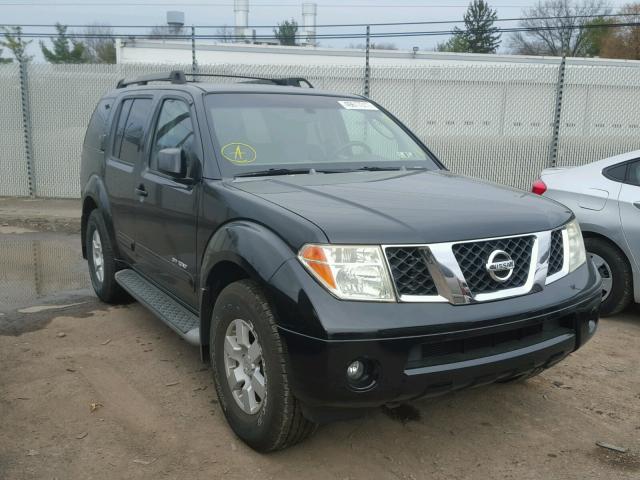 5N1AR18WX5C768711 - 2005 NISSAN PATHFINDER BLACK photo 1