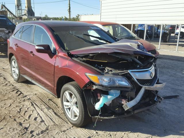 5J8TB3H54EL005511 - 2014 ACURA RDX TECHNO MAROON photo 1