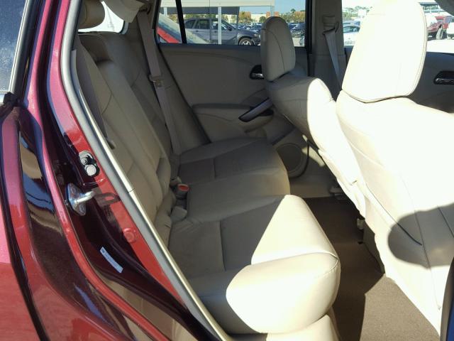 5J8TB3H54EL005511 - 2014 ACURA RDX TECHNO MAROON photo 6