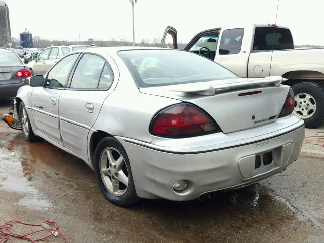 1G2NW52E71C134678 - 2001 PONTIAC GRAND AM G SILVER photo 3