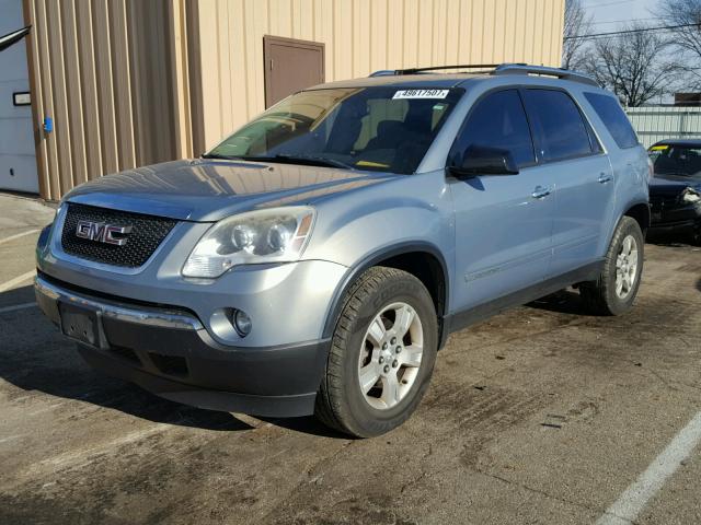 1GKEV13717J130450 - 2007 GMC ACADIA SLE BLUE photo 2