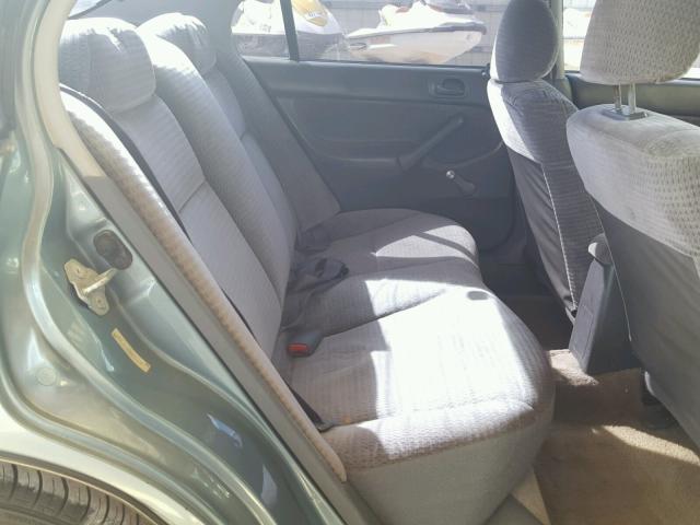 2HGEJ6615YH531550 - 2000 HONDA CIVIC BASE GREEN photo 6