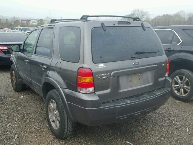 1FMYU04115KC94686 - 2005 FORD ESCAPE LIM GRAY photo 3