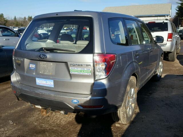 JF2SH61689H747773 - 2009 SUBARU FORESTER 2 GRAY photo 4