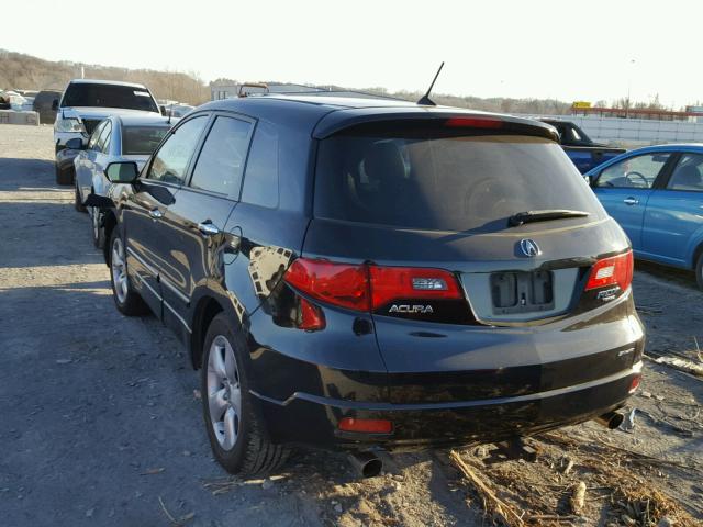 5J8TB18258A019802 - 2008 ACURA RDX BLACK photo 3