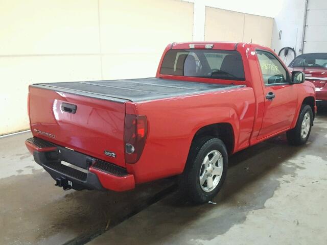 1GCCSCFE3C8113359 - 2012 CHEVROLET COLORADO L RED photo 4