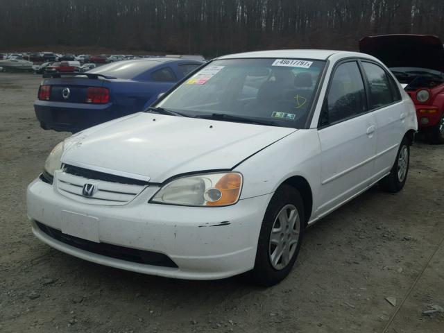 2HGES16533H510479 - 2003 HONDA CIVIC LX WHITE photo 2