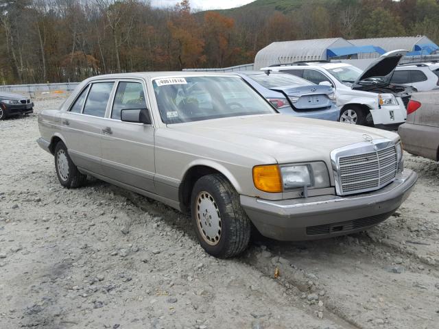 WDBCA35D9HA358774 - 1987 MERCEDES-BENZ 420 SEL GOLD photo 1