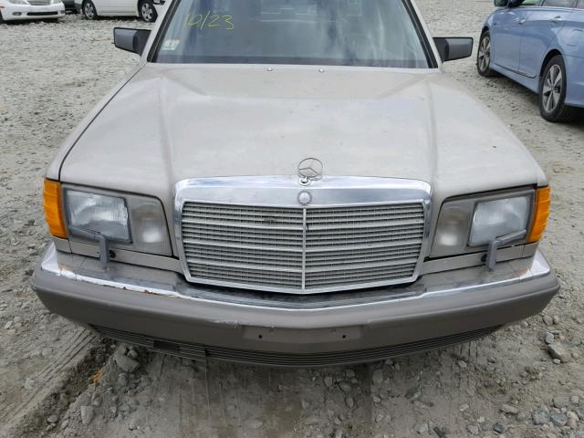 WDBCA35D9HA358774 - 1987 MERCEDES-BENZ 420 SEL GOLD photo 7