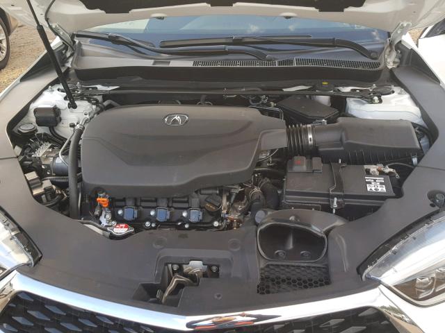 19UUB3F57JA005354 - 2018 ACURA TLX TECH WHITE photo 7
