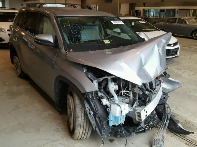 5TDBKRFH7FS112028 - 2015 TOYOTA HIGHLANDER SILVER photo 1