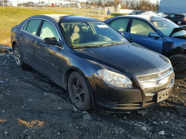 1G1ZB5EB6AF193223 - 2010 CHEVROLET MALIBU LS BLACK photo 1