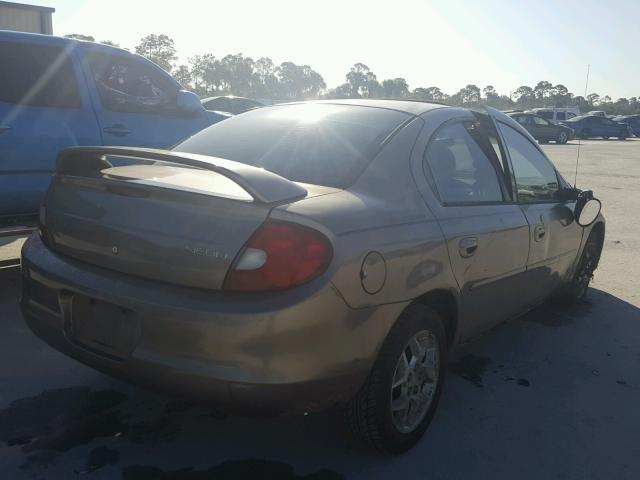 1B3ES46C62D538773 - 2002 DODGE NEON SE GOLD photo 4