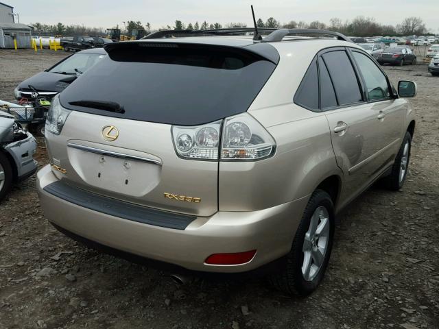 2T2HA31U14C007386 - 2004 LEXUS RX 330 TAN photo 4