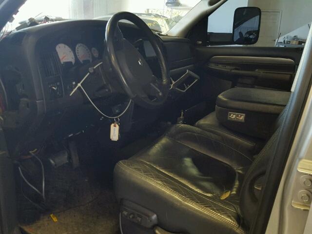 3D7KU28C74G155918 - 2004 DODGE RAM 2500 S SILVER photo 5