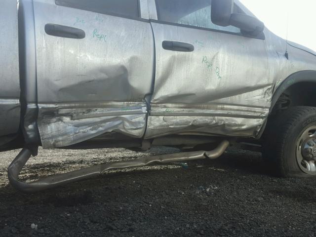 3D7KU28C74G155918 - 2004 DODGE RAM 2500 S SILVER photo 9