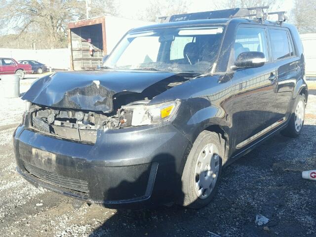 JTLZE4FE7A1117058 - 2010 TOYOTA SCION XB BLACK photo 2