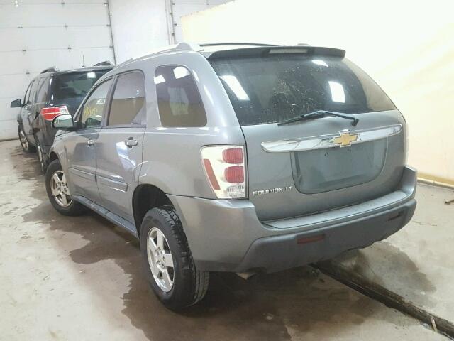 2CNDL63F766088102 - 2006 CHEVROLET EQUINOX LT GRAY photo 3