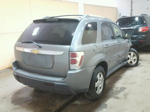 2CNDL63F766088102 - 2006 CHEVROLET EQUINOX LT GRAY photo 4