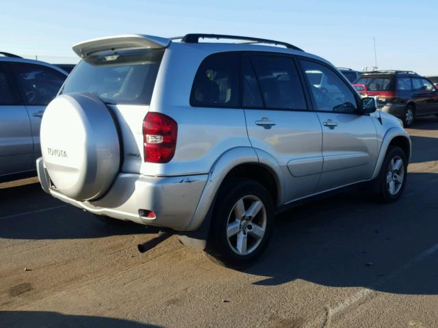 JTEHD20V356029409 - 2005 TOYOTA RAV4 SILVER photo 4