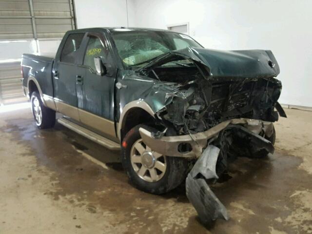 1FTPW14V07KD12133 - 2007 FORD F150 SUPER GREEN photo 1