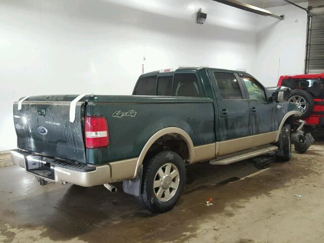 1FTPW14V07KD12133 - 2007 FORD F150 SUPER GREEN photo 4