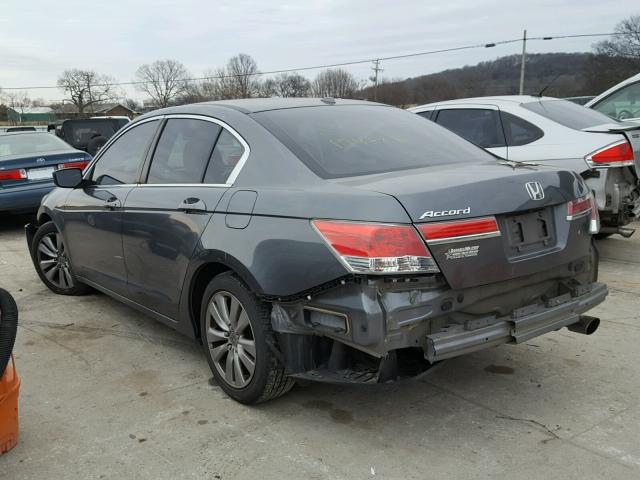 1HGCP2F8XCA044718 - 2012 HONDA ACCORD EXL GRAY photo 3