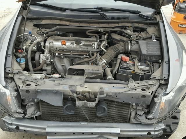 1HGCP2F8XCA044718 - 2012 HONDA ACCORD EXL GRAY photo 7