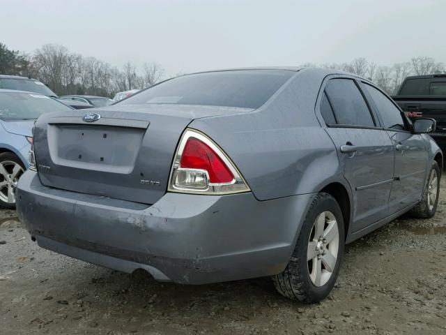 3FAHP07196R221107 - 2006 FORD FUSION SE GRAY photo 4