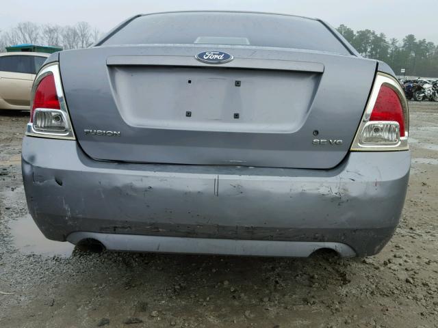 3FAHP07196R221107 - 2006 FORD FUSION SE GRAY photo 9