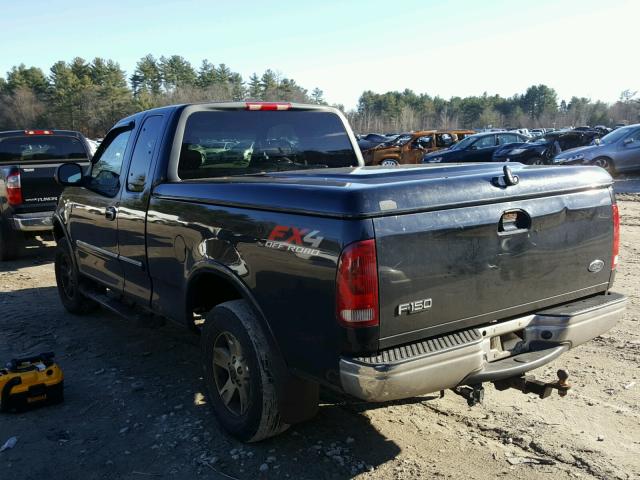 1FTRX18L62NA59440 - 2002 FORD F150 BLACK photo 3