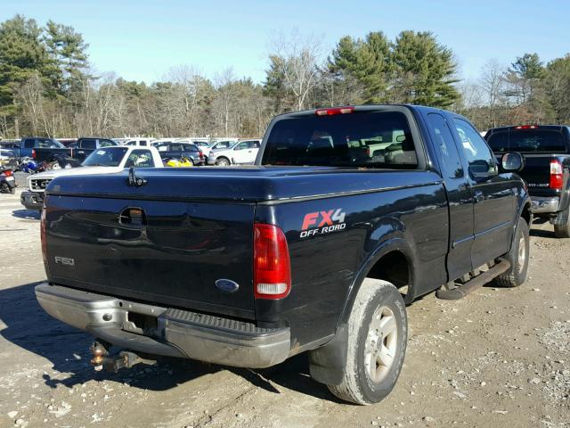 1FTRX18L62NA59440 - 2002 FORD F150 BLACK photo 4